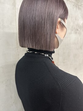 ソルトウォーター(SALT WATER) ラベンダーグレージュカラー　ミニボブ