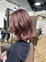 アルカナ 明治神宮前原宿(ARCANA)&nbsp;前髪　マルチボブ　ピンクベージュ　インナーグレージュ　ウルフ