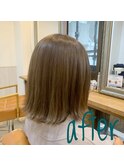 オリーブグレージュカラー☆