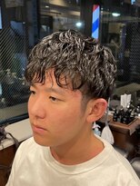 バルビエ グラン 銀座(barbier GRAND) ツーブロ × ニュアンスパーマ