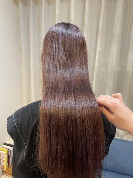 ヘアーサロン クスキ(hair salon KUSUKI) ブリーチ1回ピンクブラウン