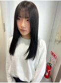 [透明感暗髪/うる艶ストレートヘア]髪質改善