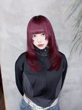 キイ 原宿 表参道(K.e.y) 姫レイヤー／姫カット／姫ウルフ／シャギーウルフ／シャギーヘア