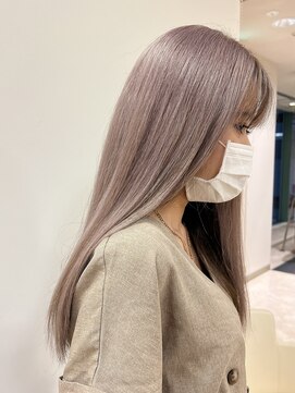 ケンジ 平塚ラスカ店(KENJE) ハイトーンカラー/シルバーカラー/ピンクベージュ