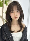 ハイライトカラーグレージュベージュケアブリーチダブルカラー
