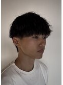 大分メンズカットマッシュツーブロックレイヤーショート刈り上げ