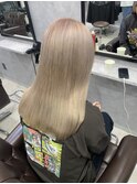 ミルクティー、ブリーチカラー、ダブルカラー