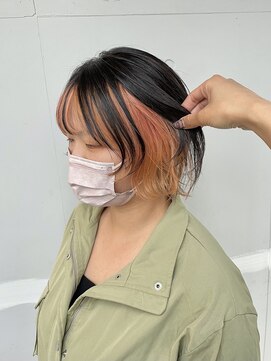 カリーナコークス 原宿 渋谷(Carina COKETH) インナーカラー/ダブルカラー/レイヤーカット/オージュア