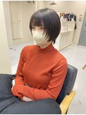 ボブルフ 黒髪 ネビージュ