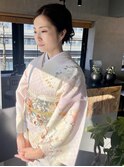 訪問着着付けヘアセット/結婚式／アレンジ/たまプラーザ