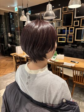 サラ 天神大名店(SARA) 【レッドラベンダー】ナチュラルカラー／透明感カラー