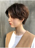 ＃前髪＃長め＃ふんわりパーマ＃ショートヘア