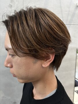 シロ(SHeIRO) フェザーセンターパート／マッシュ