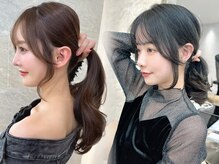 前髪/顔周りのデザインで圧倒的小顔＆垢抜け☆女性ならではの細かなニュアンスを形に！韓国おくれ毛ヘア★