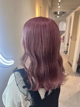 イア バイ ジーナ 渋谷(IA by Zina) くすみピンクローズカラー！