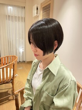 ユウヘアー 石川橋店(U Hair) 丸みショート/大人可愛い/ショートボブ