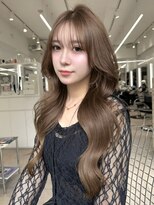 オニキス(ONYX)&nbsp;T55レイヤーカットブリーチなしダブルカラーミルクティー表参道