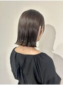 【amoretto_ yu-ka.】透明感ダークカラー / ぱつっとボブ