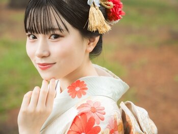 ヘアーサロンパンチ(hair salon PUNCH)の写真/成人式のご予約受付中♪【早朝料金なし】成人式/卒業式/訪問着/七五三/入学式,大切な1日を華やかに！