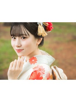 成人式のご予約受付中♪【早朝料金なし】成人式/卒業式/訪問着/七五三/入学式,大切な1日を華やかに！