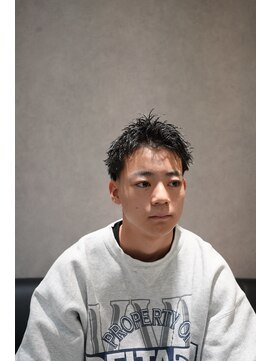 スパイキー×テーパーフェード