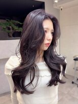 ハオ(hao)&nbsp;hao渋谷】ニュアンスレイヤー × パープルグレージュ