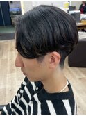 横浜ニュアンスパーマフェザーパーマ毛流れセンターパート40代