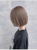 くびレイヤーエモージュグレージュカラーくびれショート/吉祥寺