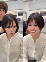 メモリーズ 銀座(Memories)&nbsp;似合わせショート白髪ぼかし脱白髪染めレイヤー40代50代60代下村