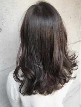 シュリット(schritt) ナチュラルダークグレーブラウン透明感メルティカラー渋谷NAMI