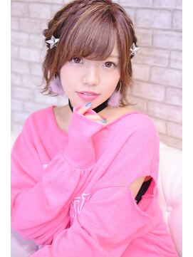 メイズ(MAZE) ショートボブのダブルサイド編みこみ【メイズ東中野・鍛原志行】