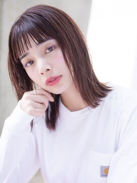 エース (ACE) ACE LA シースルーバング×ボルドー