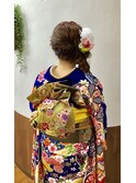 【成人式】振袖お着付け＆ヘアセット