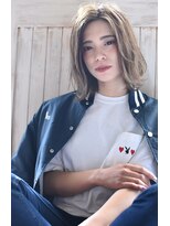 メーヴェ(Mowen)&nbsp;mowenイルミナx毛先パーマxことりベージュx黒髪カタログx美髪