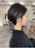 お洒落ショート　　毛先とサイドにデザイン