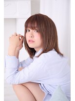 ヘアーズ ベリー 徳庵店(hairs BERRY)&nbsp;BERRY/夏＿フォギーベージュ＿イメチェン＿毛先パーマ＿耳かけ