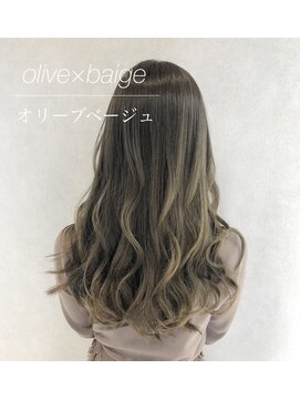 ヘア メイク エル(E'L) ハイライト、髪質改善、インナー、ベージュ、ブラウン