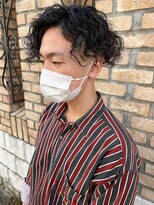 スキンフェード マンバン スパイラルパーマ【山岸】