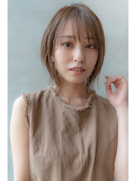 ハバナ 天神(HAVANA) 大人かわいい×前下がりショートボブ×グレージュ