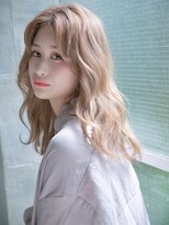 リアン 上尾店(Rien)&nbsp;マロンベージュ/Aラインボブ/かきあげ[上尾駅/バレイヤージュ]