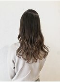 アッシュベージュグラデーションカラー