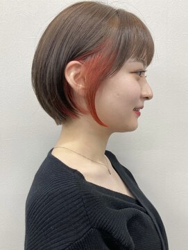 コード 四条河原町駅店(CHORD) 京都　河原町　美容室　ショートボブ　インナーカラー　かわいい