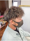 ツイストパーマ×ハイライト