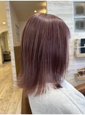 くすみピンクヘアー♪【宇都宮駅/インナーカラー】