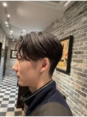 刈り上げセンターパート