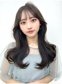 大人可愛い韓国ヘア　くびれヘア　似合わせ顔まわり　レイヤー#