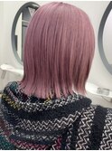 ナチュラルボブフルカラーケアブリーチダブルカラーミニボブ韓国