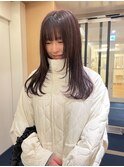 顔まわりレイヤー×葡萄カラー