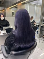 イキ 表参道(iki omotesando)&nbsp;デザインカラー／レイヤーカット/ウェットヘア/オリーブベージュ