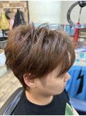 ツーブロックカット、カラー
